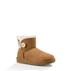 Women's Ugg(r) Mini Bailey Button Ii -Smart Shoes World 1016422CHE 062322231512