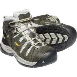 Women's Keen Flint Ii Mid Wp Steel Toe -Smart Shoes World 1025242 7 8