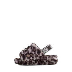Women's Ugg(r) Fluff Yeah Slide Panther Print