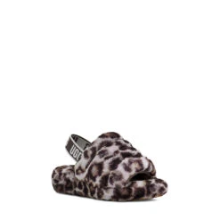 Women's Ugg(r) Fluff Yeah Slide Panther Print -Smart Shoes World 1120903SYGR 6
