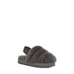 Women's Ugg(r) Super Fluff Slipper -Smart Shoes World 1121751CHRC 6