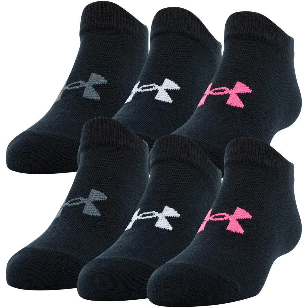 Kids Under Armour Essential No Show 6 Pack 6 Kids Under Armour Essential No Show 6 Pack - Image 4