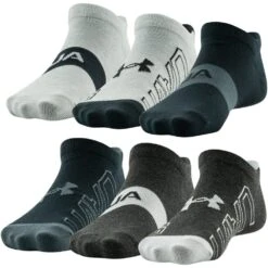 Kids Under Armour Essential Lite No Show 6 Pack 13 Kids Under Armour Essential Lite No Show 6 Pack -Smart Shoes World 1351528 008 062323173636