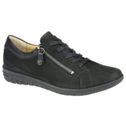 Women's Hartjes Casual Side Zip Sneaker -Smart Shoes World 1620825 990101 052622040636