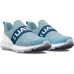 Kids Under Armour Surge 3 Slip Paintsplatter Preschool -Smart Shoes World 3026870 400 90 062923151604 1