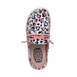 Kids Hey Dude Wendy Youth Cat -Smart Shoes World 40106 9CF 8 021523170510