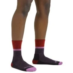 Women's Darn Tough Vermont Ranger Micro Crew -Smart Shoes World 5002PLUM 8