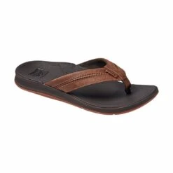 Men's Reef Leather Ortho Coast -Smart Shoes World RF0A3YKRBRO 8