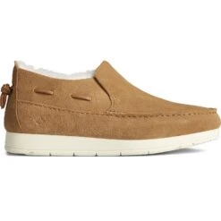 Women's Sperry Moc-sider Basic Core Suede -Smart Shoes World STS86937 062322210316